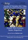 Handel Dixit Dominus and Rutter Magnificat